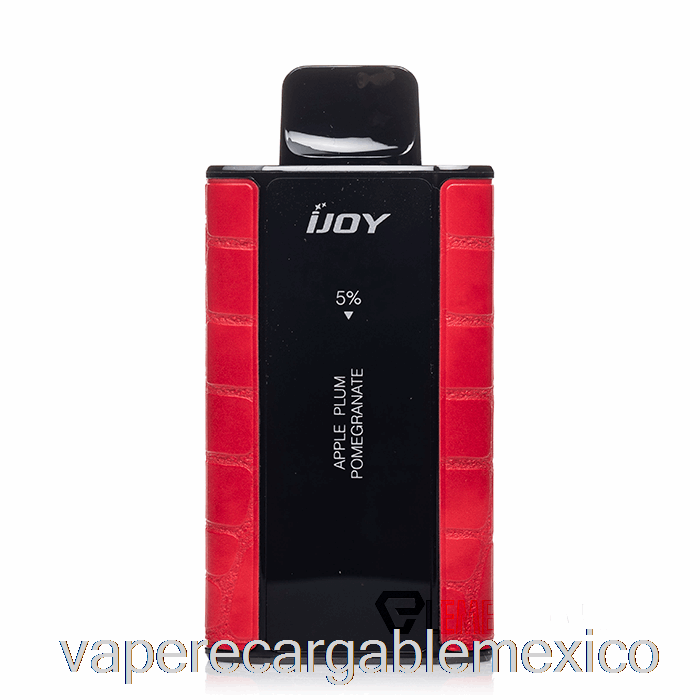 Vape Recargable Ijoy Captain 10000 Desechable Manzana Ciruela Granada